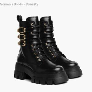 Black Leather Boots from Thursday